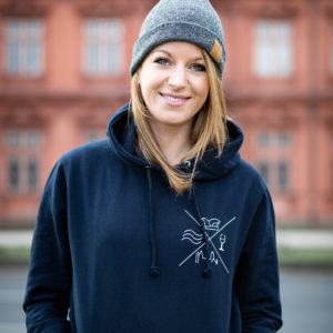 Hoodie – Design: Viereck Frauen